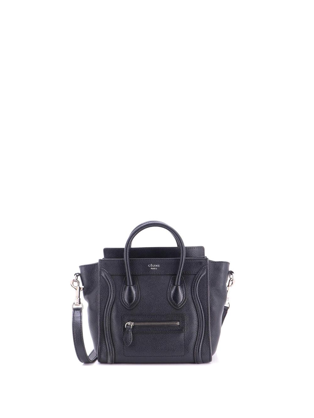 Celine Luggage Bag Grainy Leather Nano #283389C13B